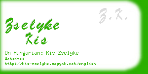 zselyke kis business card